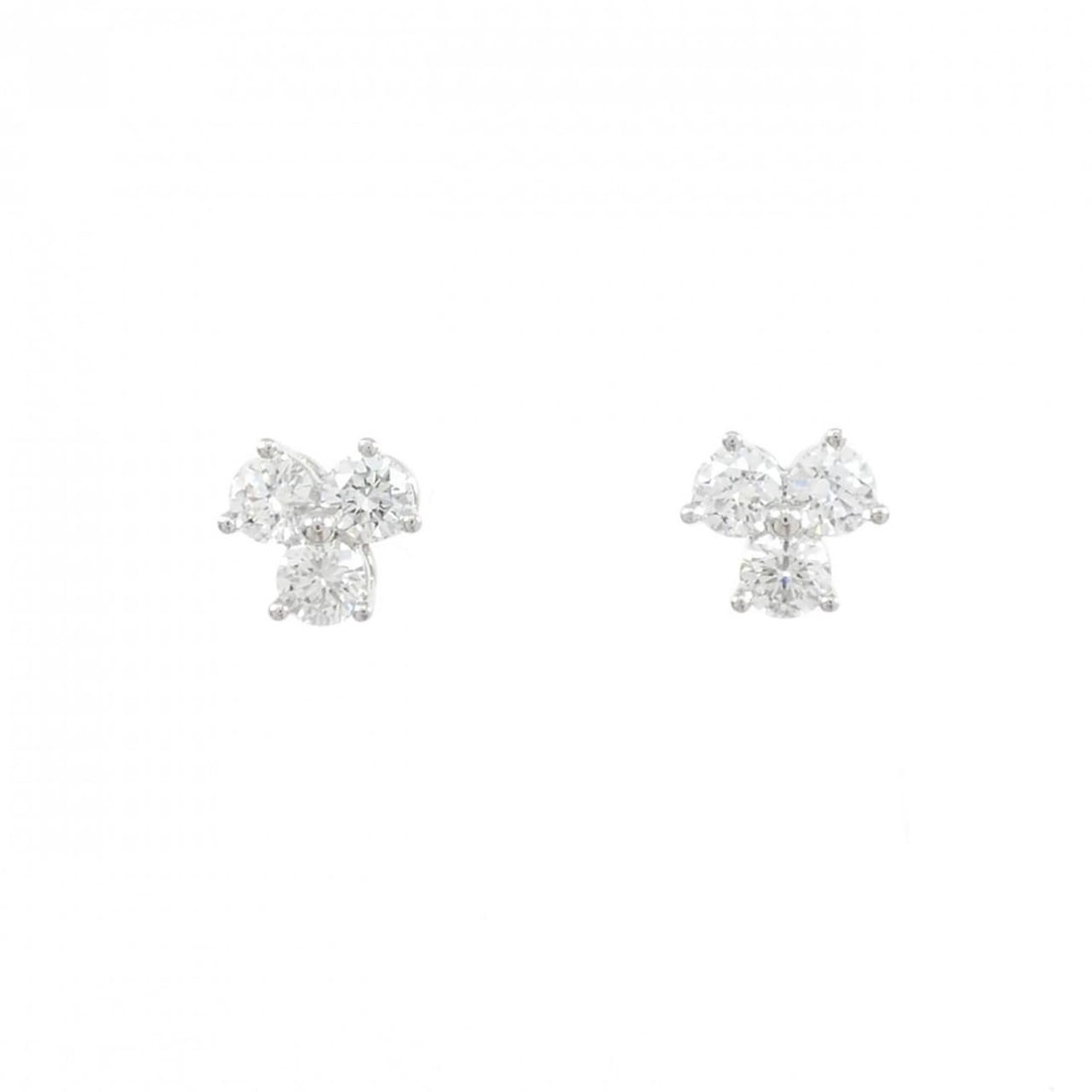 Tiffany Aria Earrings: --- Catalog ---Category: SizeSize (HxWxD): 6.20mm x 6.90mm / 0.24'' x 0.27''Category: DesignType: Stud earringsStone: DiamondGender: WomenMaterial: Platinum 950Category: GeneralBrand: Tiffany--- Item