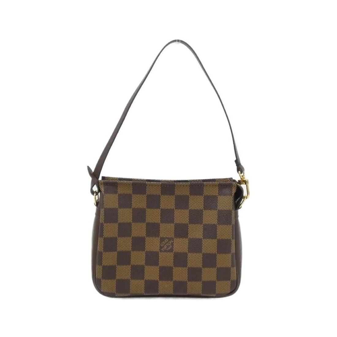 Louis Vuitton Damier Trouse Makeup N51982 Accessory Pouch: --- Catalog ---Category: SizeSize (HxWxD): 14cm x 16cm x 5cm / 5.51'' x 6.29'' x 1.96''Category: DesignType: PouchColor: BrownGender: WomenMaterial: Coated canvas Category: GeneralMPN: N51982Brand: