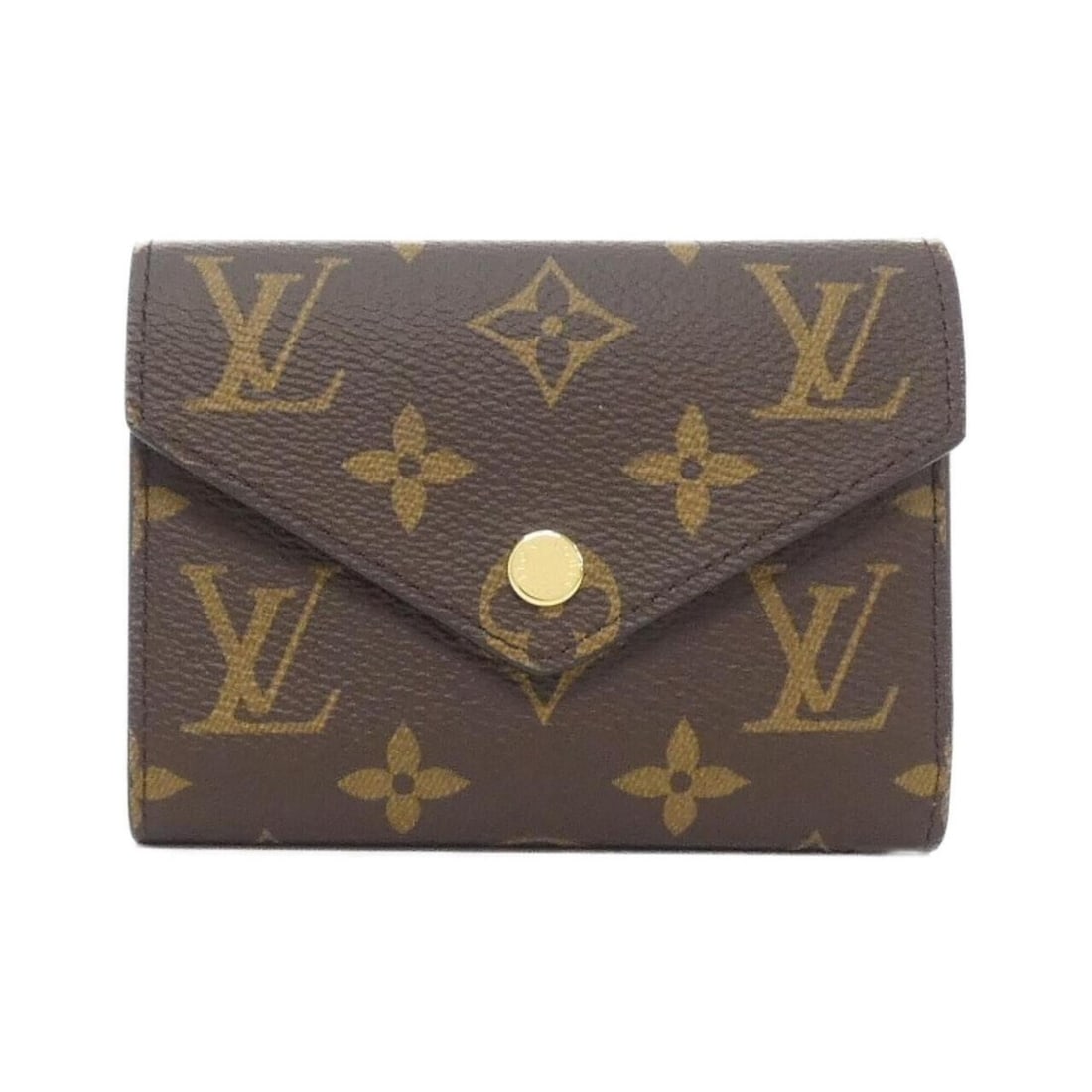 Louis Vuitton Monogram Portefeuille Victorine M62360 Wallet: --- Catalog ---Category: SizeSize (HxWxD): 9cm x 12cm x 2.5cm / 3.54'' x 4.72'' x 0.98''Category: DesignType: Wallet (tri-fold)Color: Marron, Rose ballerineGender: WomenMaterial: Coated canvas Categor