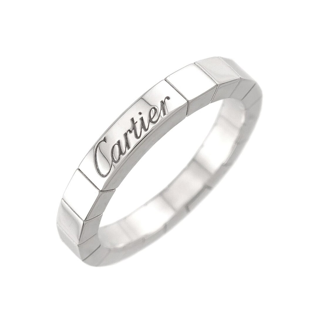 Cartier Laniere Ring #51, 18K WG (White Gold 750) (1 of 11)