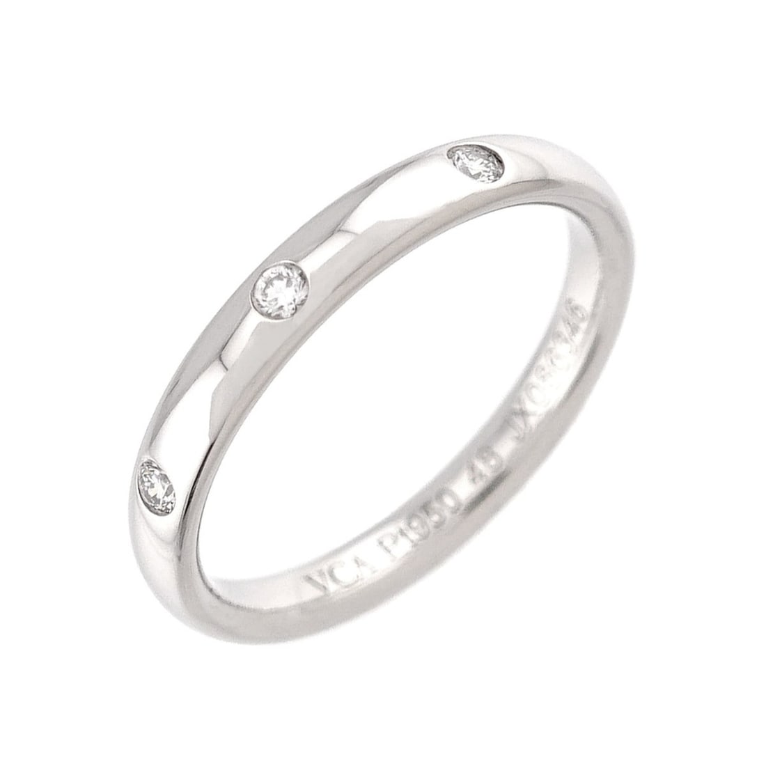 Van Cleef & Arpels Tendrement Etoile #48 Diamond Ring, Platinum. (1 of 11)