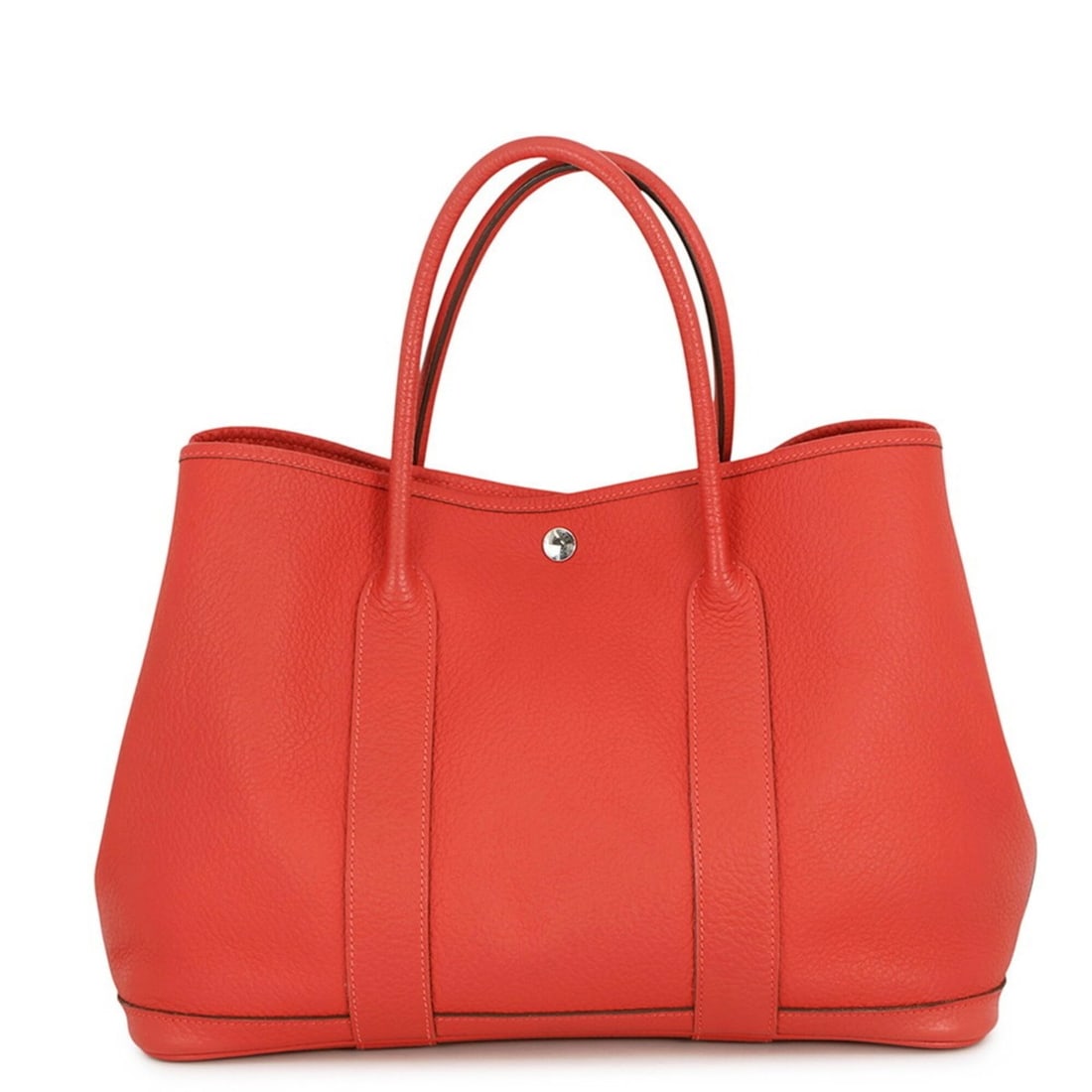 Hermes Garden PM Tote Bag, Rouge Pivoine, Negonda Leather, R Stamp, HERMES Party, Garden, Handbag,: --- Catalog ---Category: SizeSize (HxWxD): 26cm x 36cm x 18cm / 10.23'' x 14.17'' x 7.08''Category: DesignType: Tote bagColor: PinkGender: WomenMaterial: Negonda leather Category: GeneralBrand: Hermes