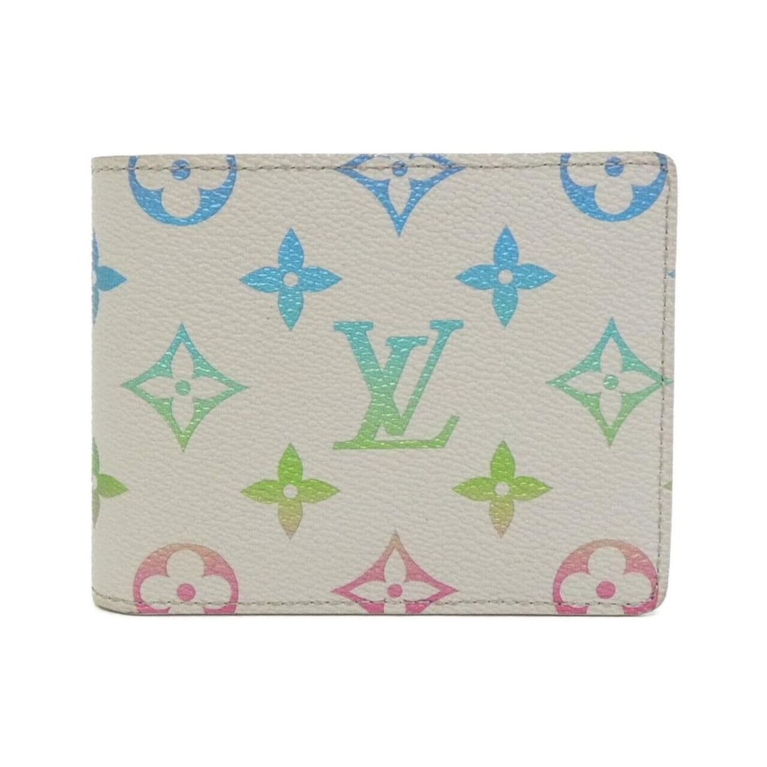 Louis Vuitton Monogram Iridescent Portefeuille Slender M14354 Billfold: --- Catalog ---Category: SizeSize (HxWxD): 8.5cm x 11cm x 2cm / 3.34'' x 4.33'' x 0.78''Category: DesignType: Bill wallet (bi-fold)Color: GrayGender: Men,WomenMaterial: Coated canvas Category: