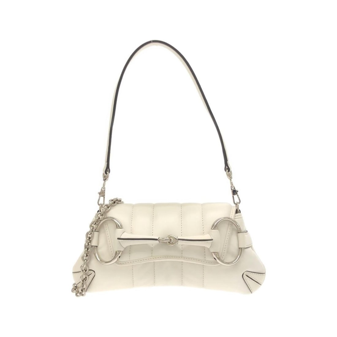 Gucci 764339 AACU1 Shoulder Bag: --- Catalog ---Category: SizeSize (HxWxD): 13cm x 28cm x 5cm / 5.11'' x 11.02'' x 1.96''Category: DesignType: Shoulder bagColor: WhiteGender: WomenMaterial: Quilting , Leather Category: GeneralMPN: