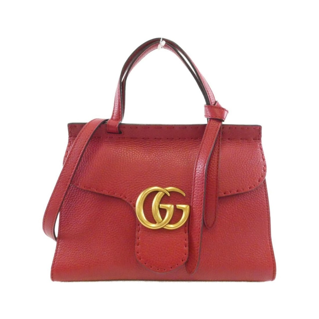 Gucci GG Marmont 442622 A7M0T Handbag: --- Catalog ---Category: SizeSize (HxWxD): 19cm x 26cm x 10cm / 7.48'' x 10.23'' x 3.93''Category: DesignType: HandbagColor: Red colorGender: WomenMaterial: Leather Category: GeneralMPN: 442622