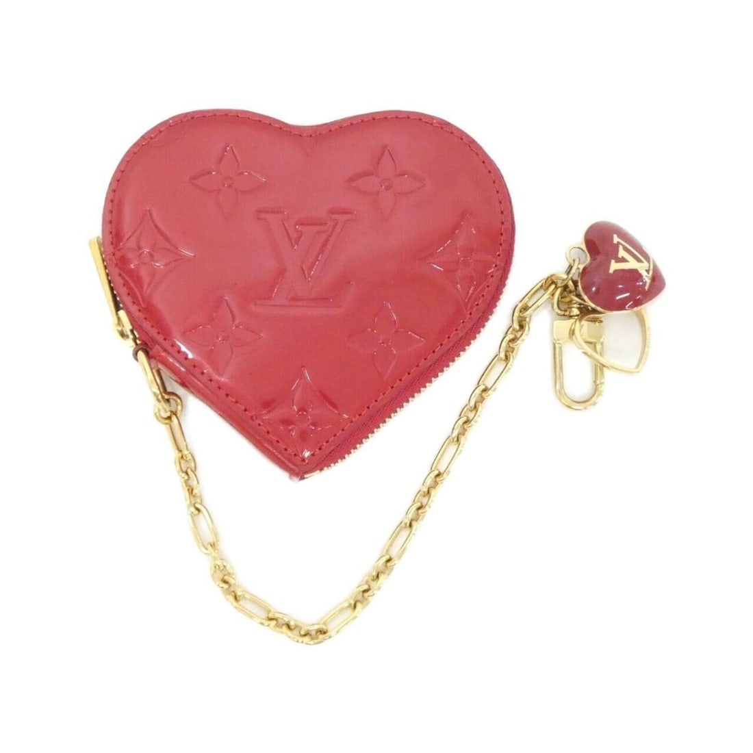 Louis Vuitton Vernis Porte Monnaie Coeur M93662 Wallet/Coin Case: --- Catalog ---Category: SizeSize (HxWxD): 10cm x 10cm x 2cm / 3.93'' x 3.93'' x 0.78''Category: DesignType: Coin purse/coin caseColor: Pomme d'amour, Red colorGender: WomenMaterial: Leather