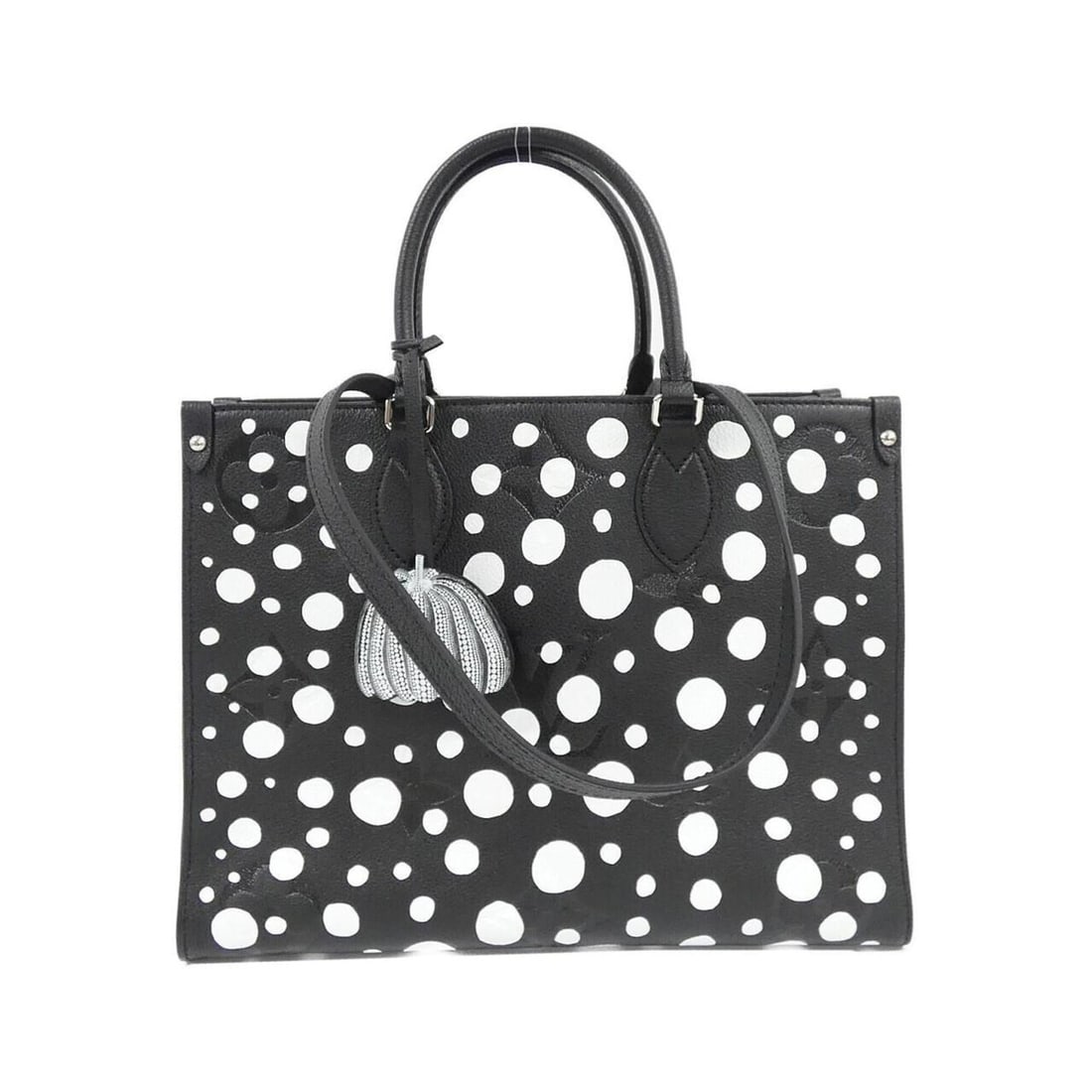 Louis Vuitton Taurillon (LV X YK) OnTheGo MM M46389 Handbag: --- Catalog ---Category: SizeSize (HxWxD): 27cm x 35cm x 14cm / 10.62'' x 13.77'' x 5.51''Category: DesignType: HandbagColor: BlackGender: WomenMaterial: Leather Leather/Fur Type: CalfskinCategory: