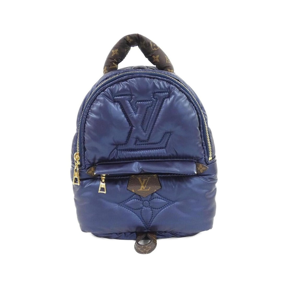 Louis Vuitton Monogram (LV Pillow) Palm Springs Backpack MINI M21060 Rucksack: --- Catalog ---Category: SizeSize (HxWxD): 22cm x 17cm x 10cm / 8.66'' x 6.69'' x 3.93''Category: DesignType: BackpackColor: NavyGender: WomenMaterial: Nylon Hardware Color: GoldCategory: GeneralLine: