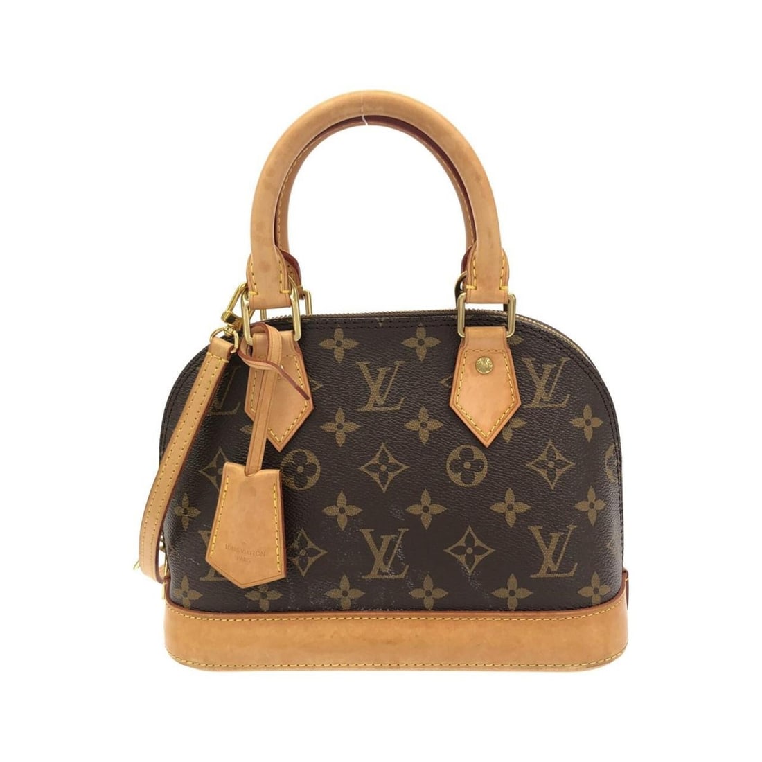 Louis Vuitton Monogram Alma BB M53152 Handbag: --- Catalog ---Category: SizeSize (HxWxD): 18cm x 24cm x 11.5cm / 7.08'' x 9.44'' x 4.52''Category: DesignType: HandbagColor: MarronGender: Women,MenMaterial: Coated canvas Hardware Color: GoldCategor