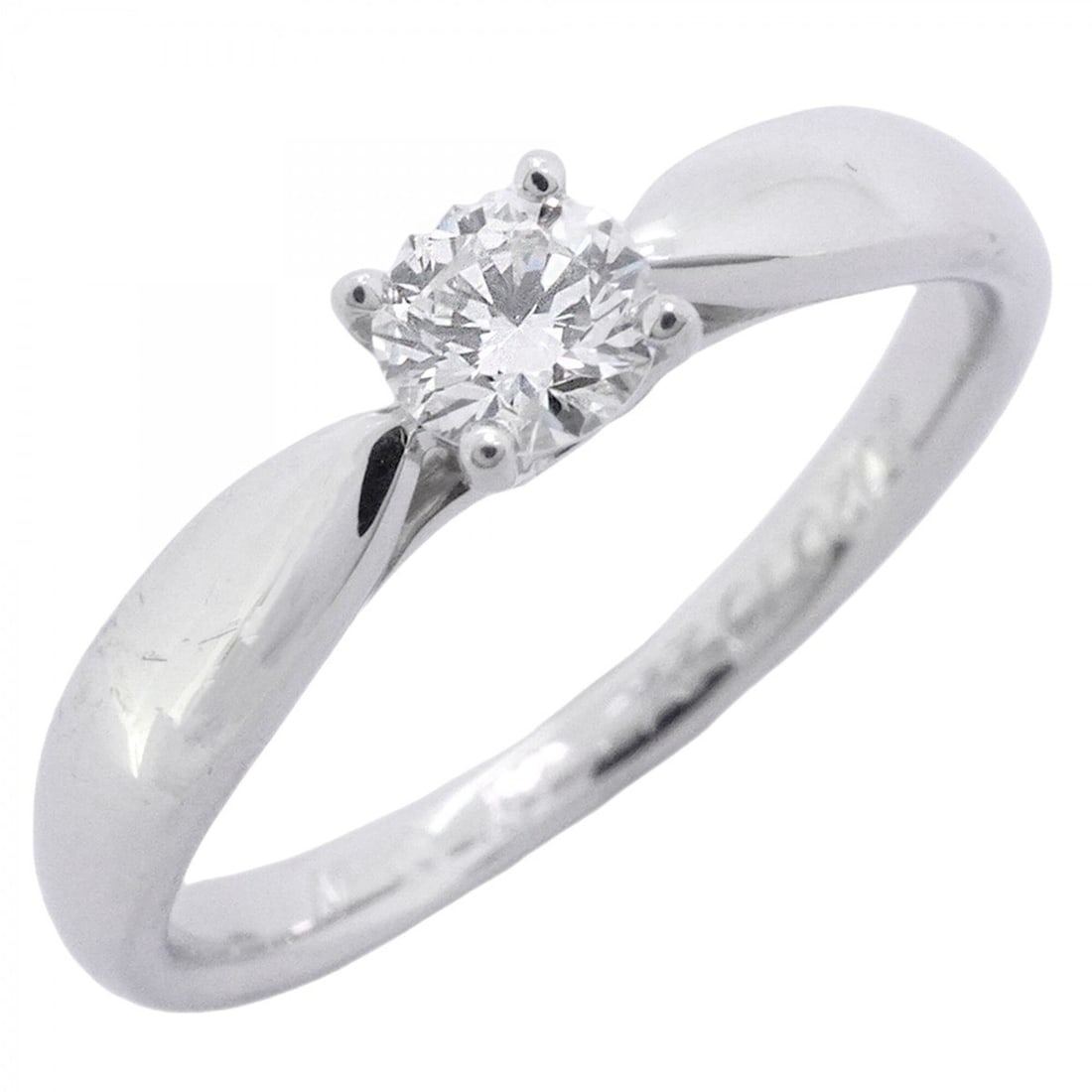 Tiffany & Co. Harmony Ring, 1PD (One Diamond), Pt950 Platinum, 0.20ct Diamond, Size 7.5, Women's (1 of 12)