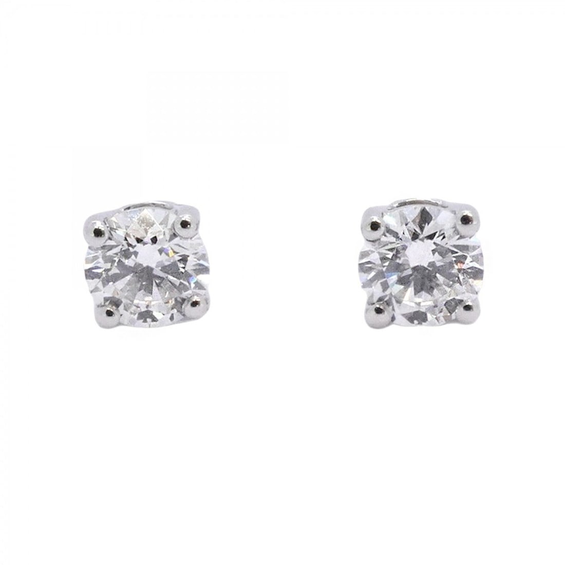 Tiffany & Co. Solitaire Earrings, 1PD (One Diamond), Platinum 950, Ladies': --- Catalog ---Category: SizeSize (HxWxD): 3.40mm x 3.40mm / 0.13'' x 0.13''Category: DesignType: Stud earringsStone: DiamondGender: WomenMaterial: Platinum 950Category: GeneralBrand: Tiffany--- Item 