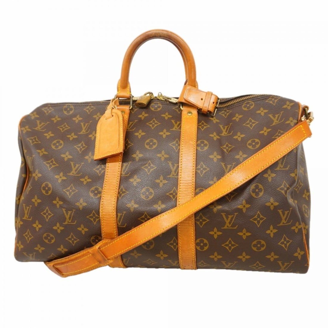 Louis Vuitton Bag/Boston Bag Monogram Keepall Bandoulière 45 M41418 Brown Men's/Women's P2970207 (1 of 12)