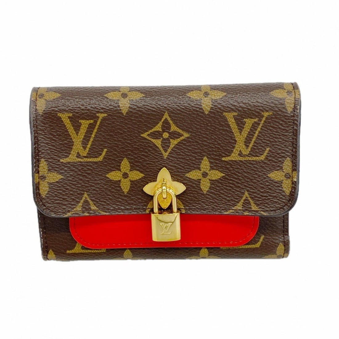 Louis Vuitton Tri-fold Wallet Monogram Portefeuille Flower Compact M62567 Coquelicot Women's: --- Catalog ---Category: SizeSize (HxWxD): 9cm x 12.5cm x 2cm / 3.54'' x 4.92'' x 0.78''Category: DesignType: Wallet (tri-fold)Color: CoquelicotsGender: WomenCategory: GeneralMPN: M62567Brand: Louis V