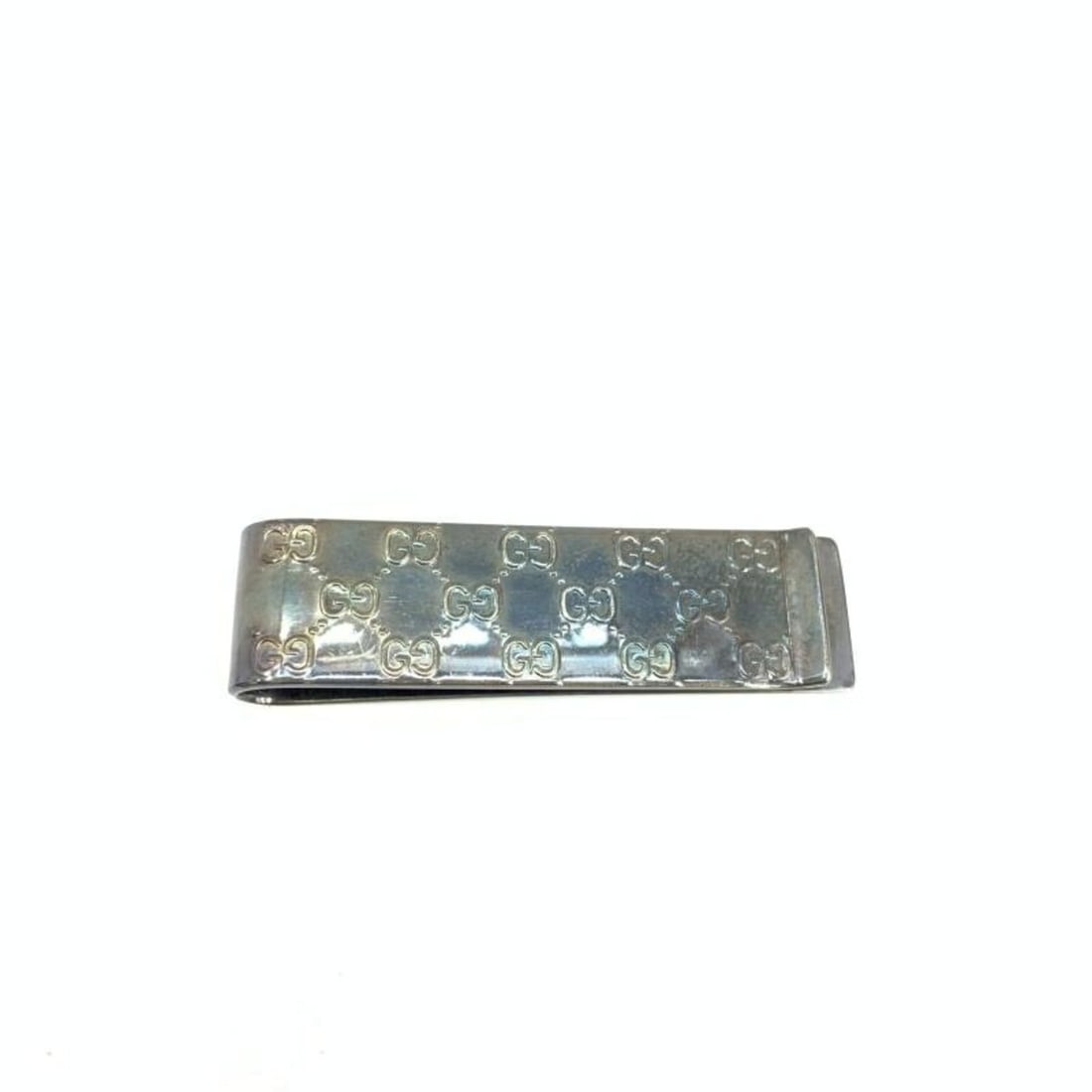 GUCCI GG pattern money clip wallet: --- Catalog ---Category: SizeSize (HxWxD): 1.5cm x 5.5cm / 0.59'' x 2.16''Category: DesignType: Money clipGender: Men,WomenCategory: GeneralBrand: Gucci--- Item List ---Section: ConditionRanking: Rank