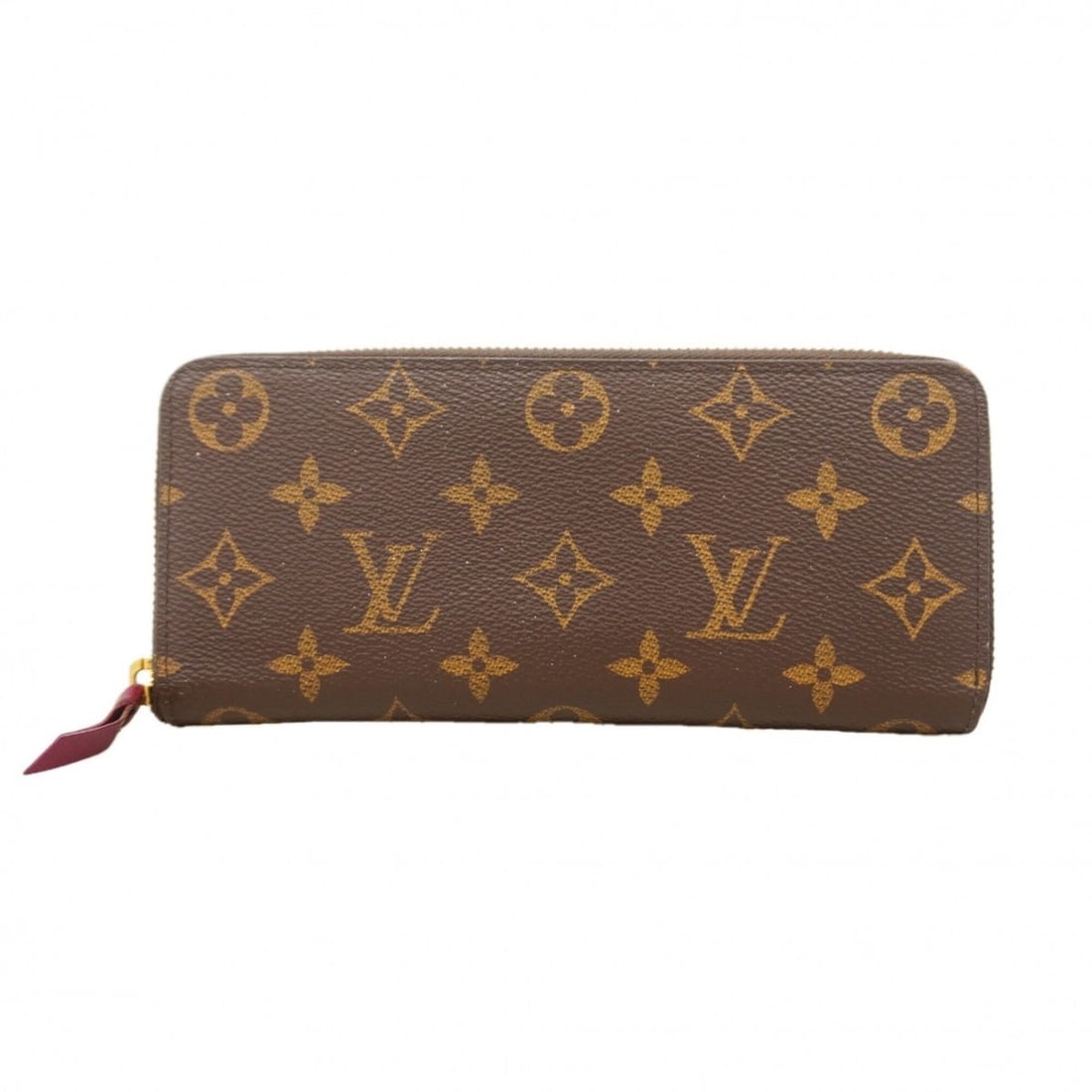 Louis Vuitton Monogram Portefeuille Clemence Long Wallet M60742 Fuchsia (Women's) (1 of 16)
