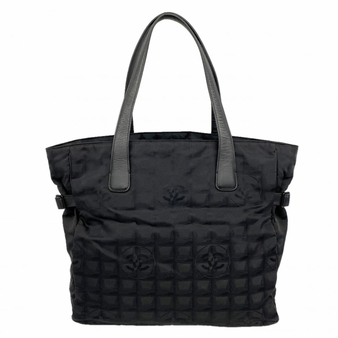 Chanel New Travel Nylon Tote Bag, Black, Women's: --- Catalog ---Category: SizeSize (HxWxD): 32cm x 31.5cm x 12cm / 12.59'' x 12.4'' x 4.72''Category: DesignType: Tote bagColor: BlackGender: WomenMaterial: Nylon Category: GeneralBrand: Chanel--- Item