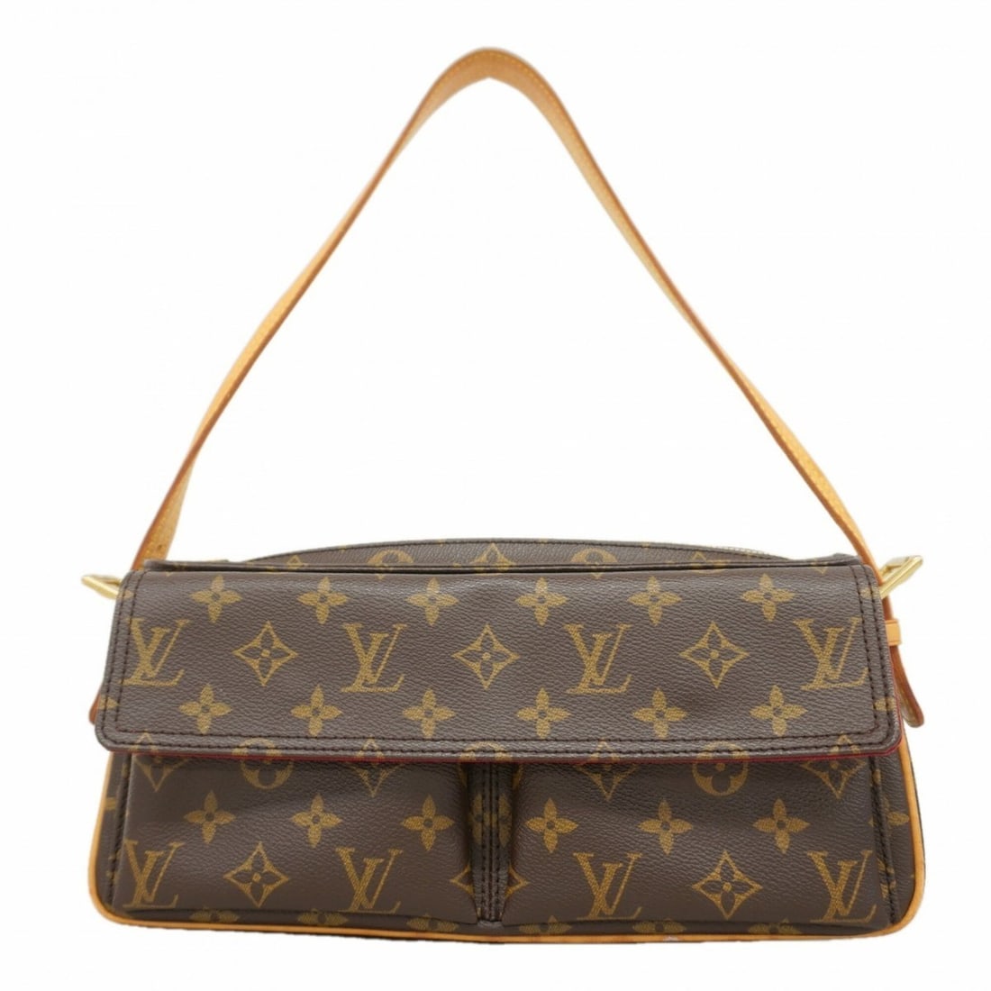 Louis Vuitton Monogram Vivacite MM Shoulder Bag M51164 Brown Women's: --- Catalog ---Category: SizeSize (HxWxD): 14cm x 30cm x 9.5cm / 5.51'' x 11.81'' x 3.74''Category: DesignType: Shoulder bagColor: BrownGender: WomenCategory: GeneralMPN: M51164Brand: Louis Vuitton---