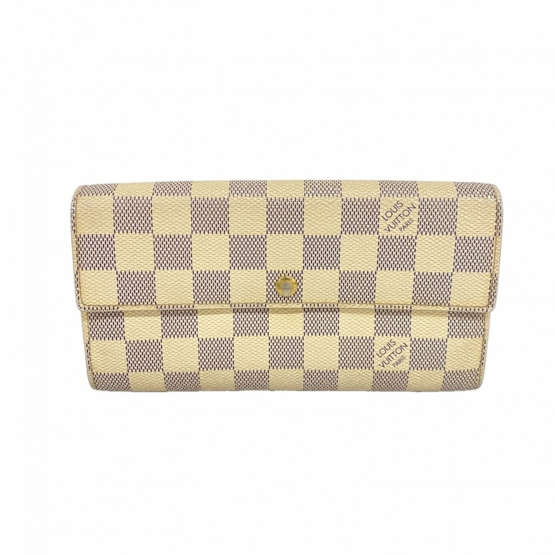 Louis Vuitton Damier Azur Portefeuille Sarah Long Wallet N61735 White Women's: --- Catalog ---Category: SizeSize (HxWxD): 11cm x 19cm x 3cm / 4.33'' x 7.48'' x 1.18''Category: DesignType: Long wallet (bi-fold)Color: WhiteGender: WomenCategory: GeneralMPN: N61735Brand: Louis Vuit
