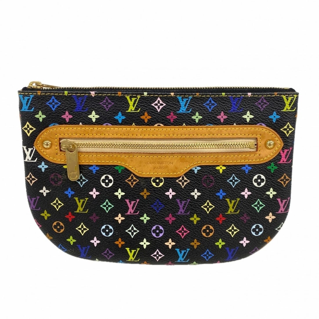 Louis Vuitton Monogram Multicolor Pochette GM Bag/Pouch M60030 Noir (Women's) (1 of 10)