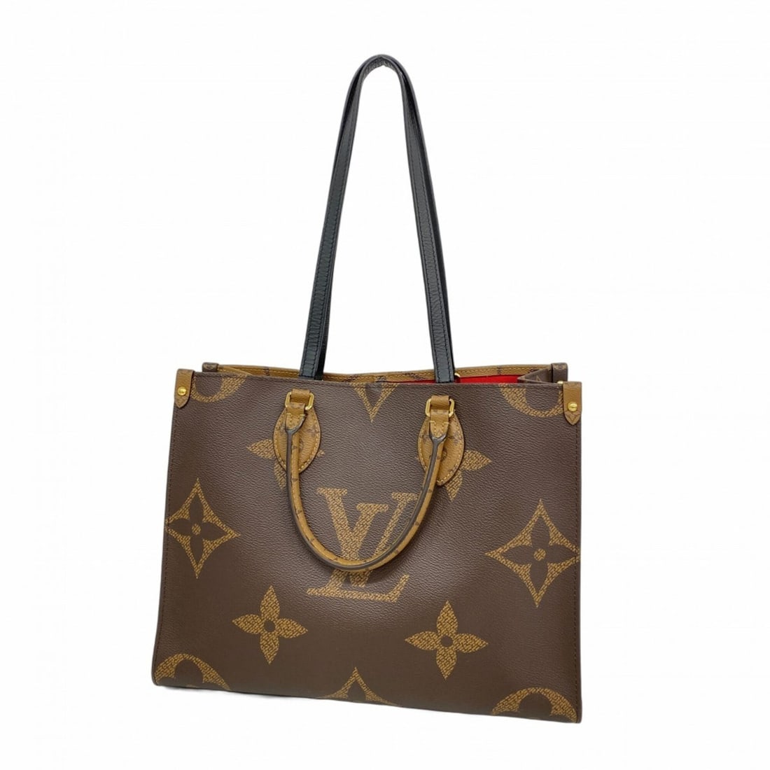 Louis Vuitton Monogram Giant Reverse OnTheGo MM Tote Bag M45321 Brown 2-way bag for women: --- Catalog ---Category: SizeSize (HxWxD): 27cm x 34.5cm x 14cm / 10.62'' x 13.58'' x 5.51''Category: DesignType: Tote bagColor: BrownGender: WomenCategory: GeneralMPN: M45321Brand: Louis Vuitton--- I