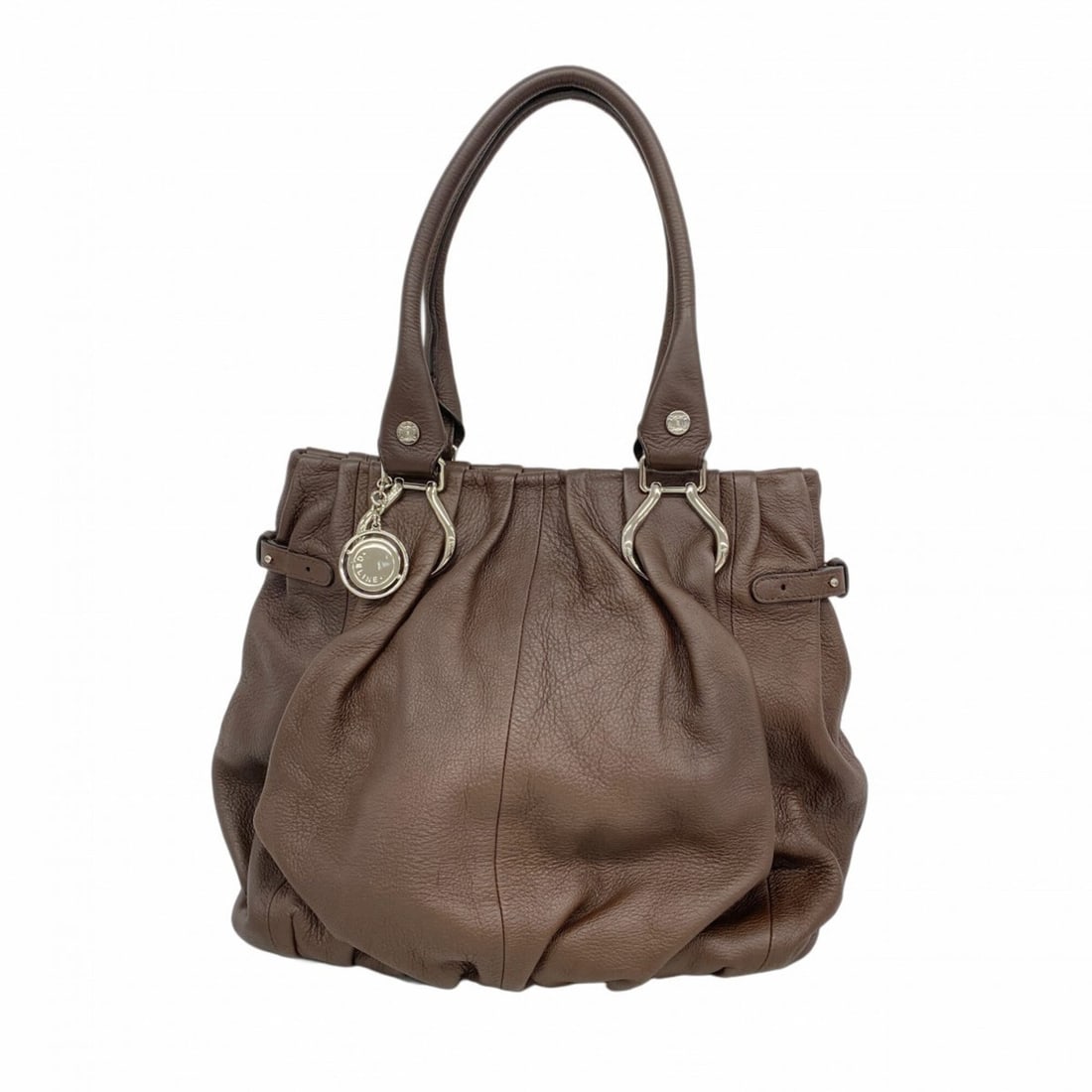 Celine Pillow Leather Tote Bag, Brown, Women's: --- Catalog ---Category: SizeSize (HxWxD): 35cm x 33cm x 15cm / 13.77'' x 12.99'' x 5.9''Category: DesignType: Tote bagColor: BrownGender: WomenMaterial: Leather Hardware Color: SilverCategory: Genera