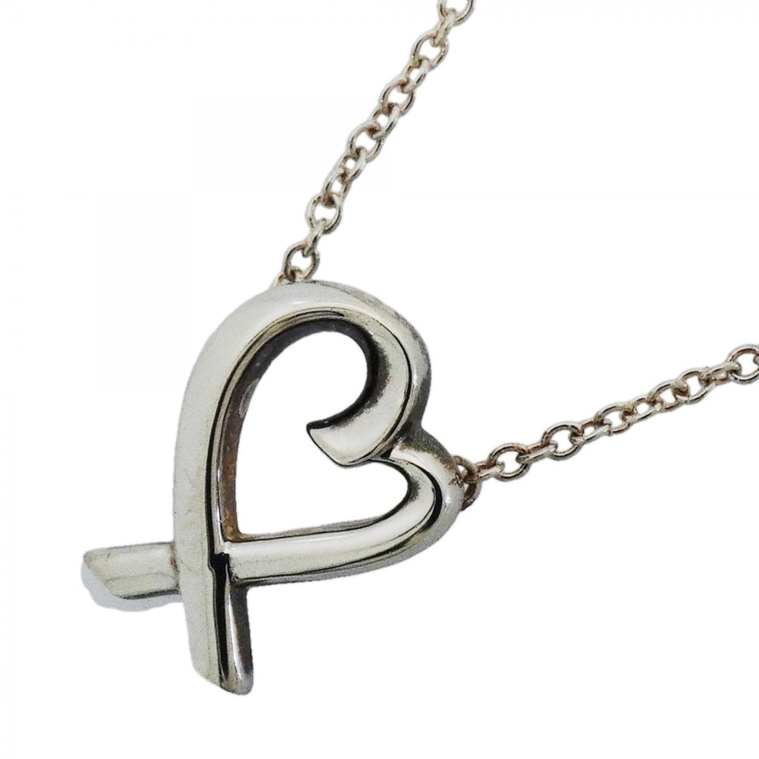 Tiffany & Co. Loving Heart Necklace, Sterling Silver 925, Women's: --- Catalog ---Category: SizePendant Size: 11.6mm x 8.8mm / 0.45'' x 0.34''Neck Circumference: 40.5 cm / 15.94''Category: DesignGender: WomenMaterial: Silver 925Necklace Type: NecklaceCategory: Genera