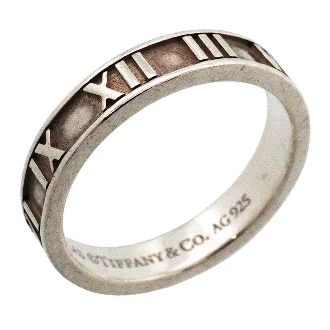 Tiffany & Co. Atlas Ring, Sterling Silver 925, Size 13.5 (Women's) (1 of 14)