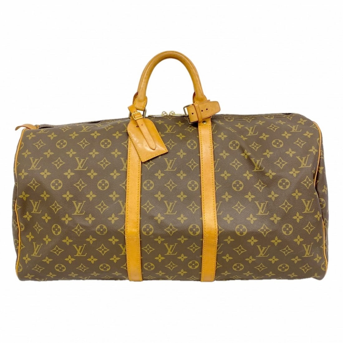 Louis Vuitton Bags - Boston Monogram Keepall 55 M41424 Brown Men's & Women's: --- Catalog ---Category: SizeSize (HxWxD): 30.5cm x 56.5cm x 25cm / 12'' x 22.24'' x 9.84''Category: DesignType: Boston bagColor: BrownGender: Men,WomenCategory: GeneralMPN: M41424Brand: Louis Vuitton