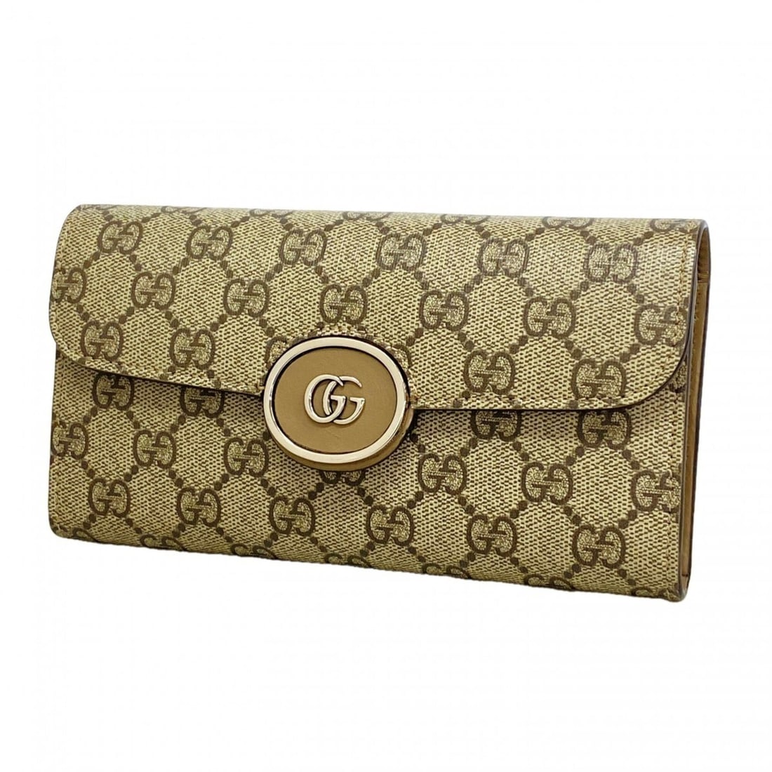 Gucci GG Supreme Long Wallet 762167 Brown Women's P2915890: --- Catalog ---Category: SizeSize (HxWxD): 10.5cm x 19cm x 3.5cm / 4.13'' x 7.48'' x 1.37''Category: DesignType: Long wallet (bi-fold)Color: BrownGender: WomenMaterial: PVC Category: GeneralMPN: 76216