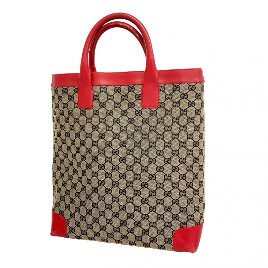 Gucci Tote Bag GG Canvas 002 1121 Beige Red Champagne Women's P2912517: --- Catalog ---Category: SizeSize (HxWxD): 37cm x 32.5cm x 14cm / 14.56'' x 12.79'' x 5.51''Category: DesignType: Tote bagColor: Beige, Red colorGender: WomenMaterial: Canvas Hardware Color: Champagne
