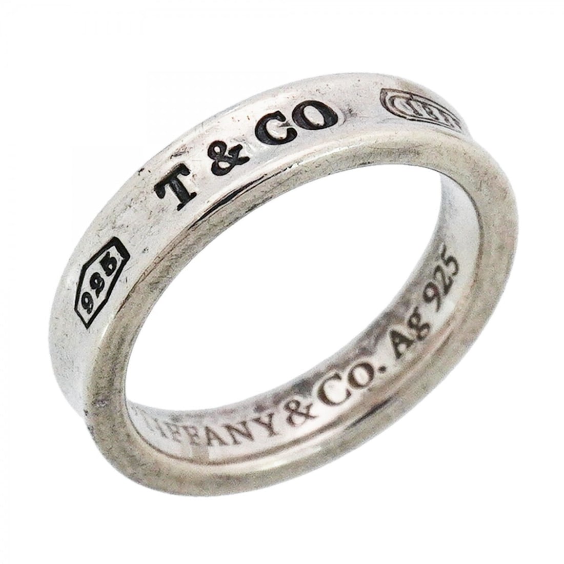 Tiffany & Co. Narrow Sterling Silver 925 Ring, Size 7.5 (Women's), P2875632 (1 of 13)