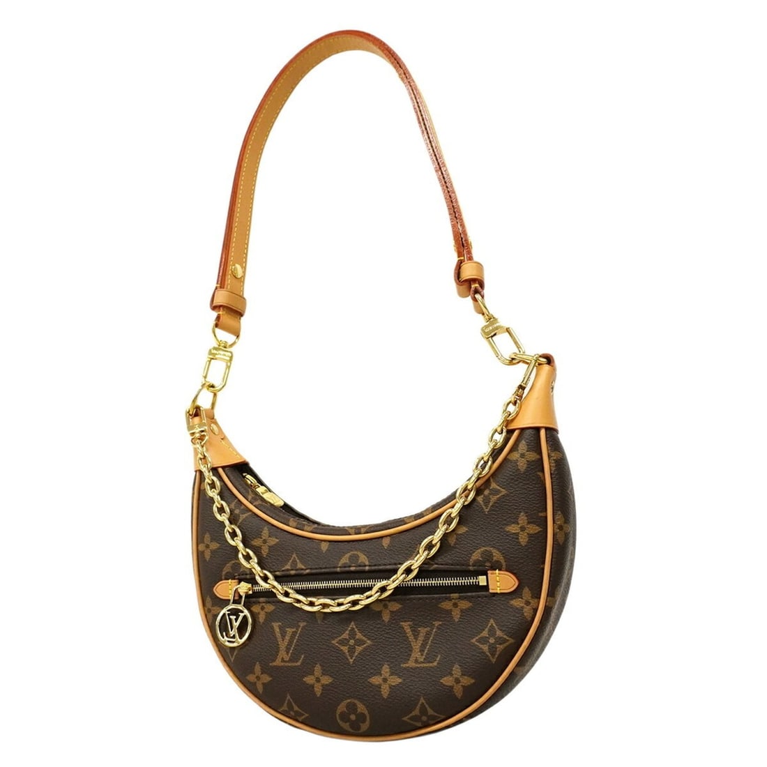 Louis Vuitton Monogram Loop Handbag M81098 Brown 2-way bag for women OP004736 (1 of 14)