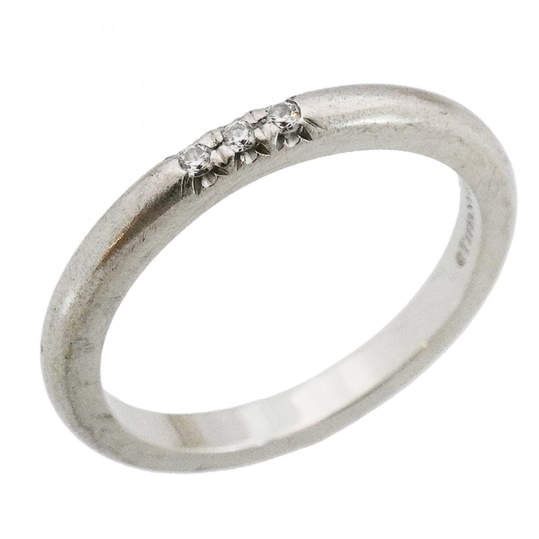 Tiffany & Co. Forever Ring, 3PD (Pt950) Platinum Diamond Size 6, Women's: --- Catalog ---Category: SizeJP Size: 6US Size: 3.5Category: DesignType: Band ringStone: DiamondGender: WomenMaterial: Platinum 950Category: GeneralBrand: Tiffany--- Item List ---Section: ConditionRan