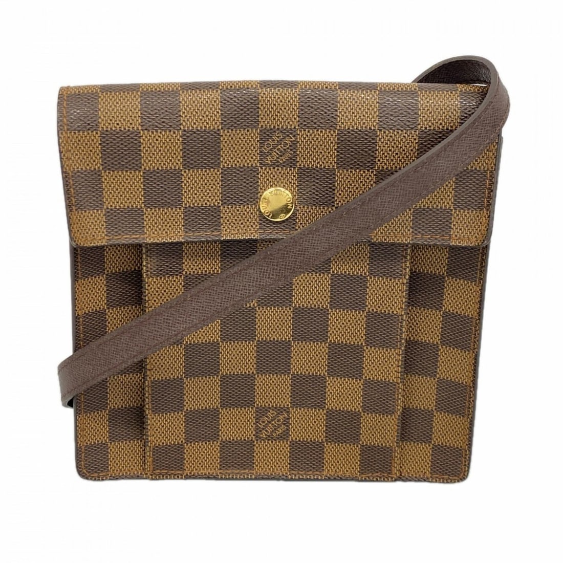 Louis Vuitton Damier Pimlico Shoulder Bag N45272 Ebene Women's: --- Catalog ---Category: SizeSize (HxWxD): 18.5cm x 18.5cm x 2.5cm / 7.28'' x 7.28'' x 0.98''Category: DesignType: Shoulder bagColor: EbeneGender: WomenCategory: GeneralMPN: N45272Brand: Louis Vuitton