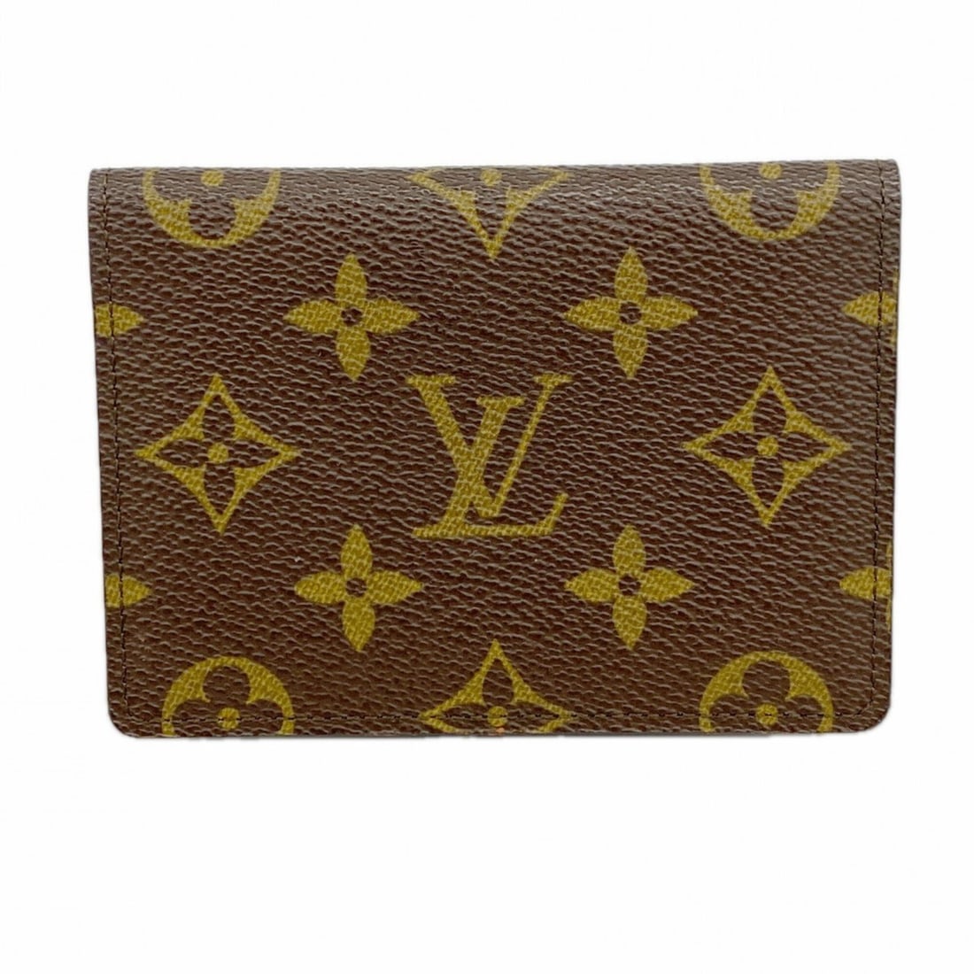 Louis Vuitton Business Card Holder/Card Case, Monogram Porte 2 Cartes Vertical, M60533, Brown, (1 of 13)