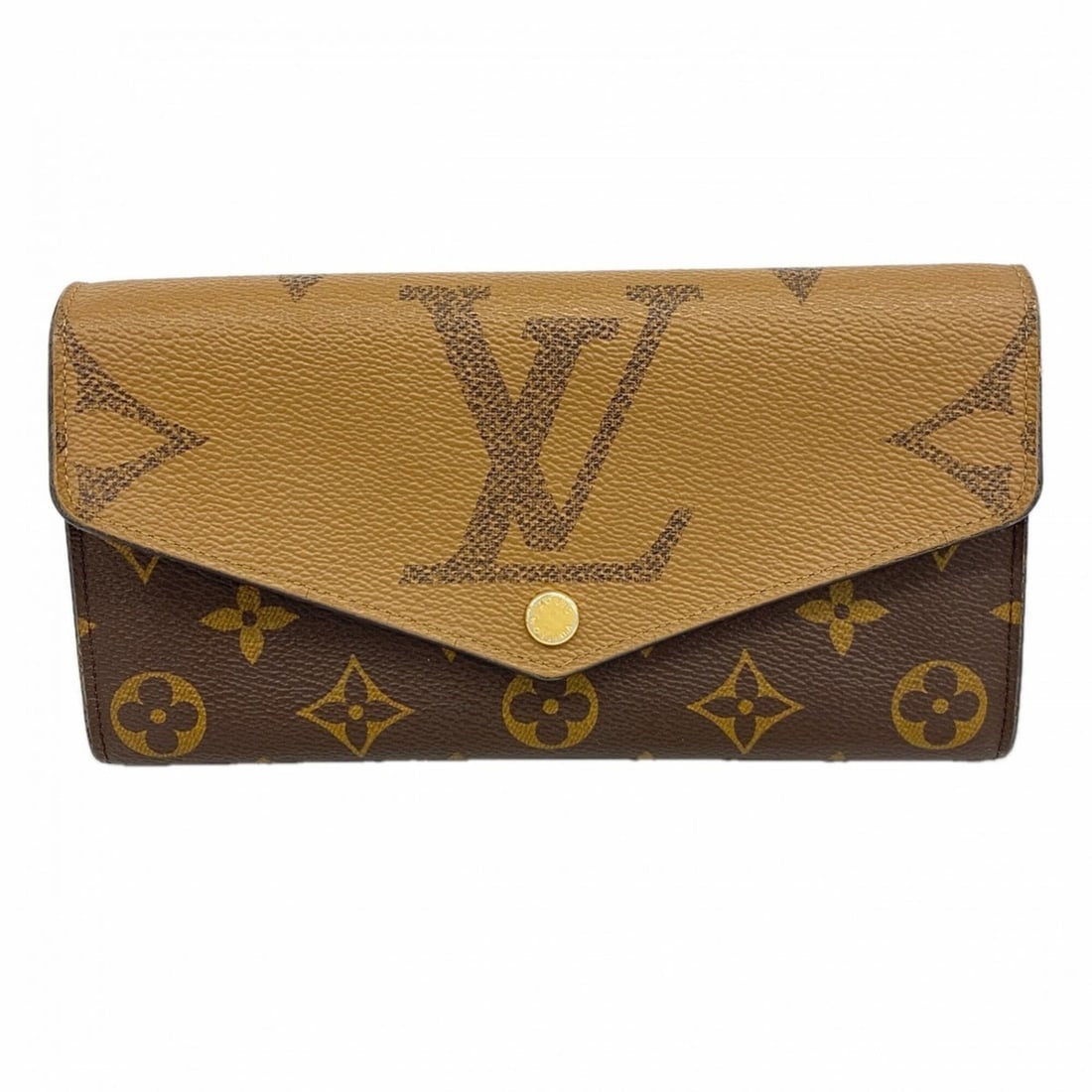 Louis Vuitton Monogram Giant Reverse Portefeuille Sarah Long Wallet M80726 Brown Women's: --- Catalog ---Category: SizeSize (HxWxD): 11cm x 19cm x 3cm / 4.33'' x 7.48'' x 1.18''Category: DesignType: Long wallet (bi-fold)Color: BrownGender: WomenCategory: GeneralMPN: M80726Brand: Louis Vuit