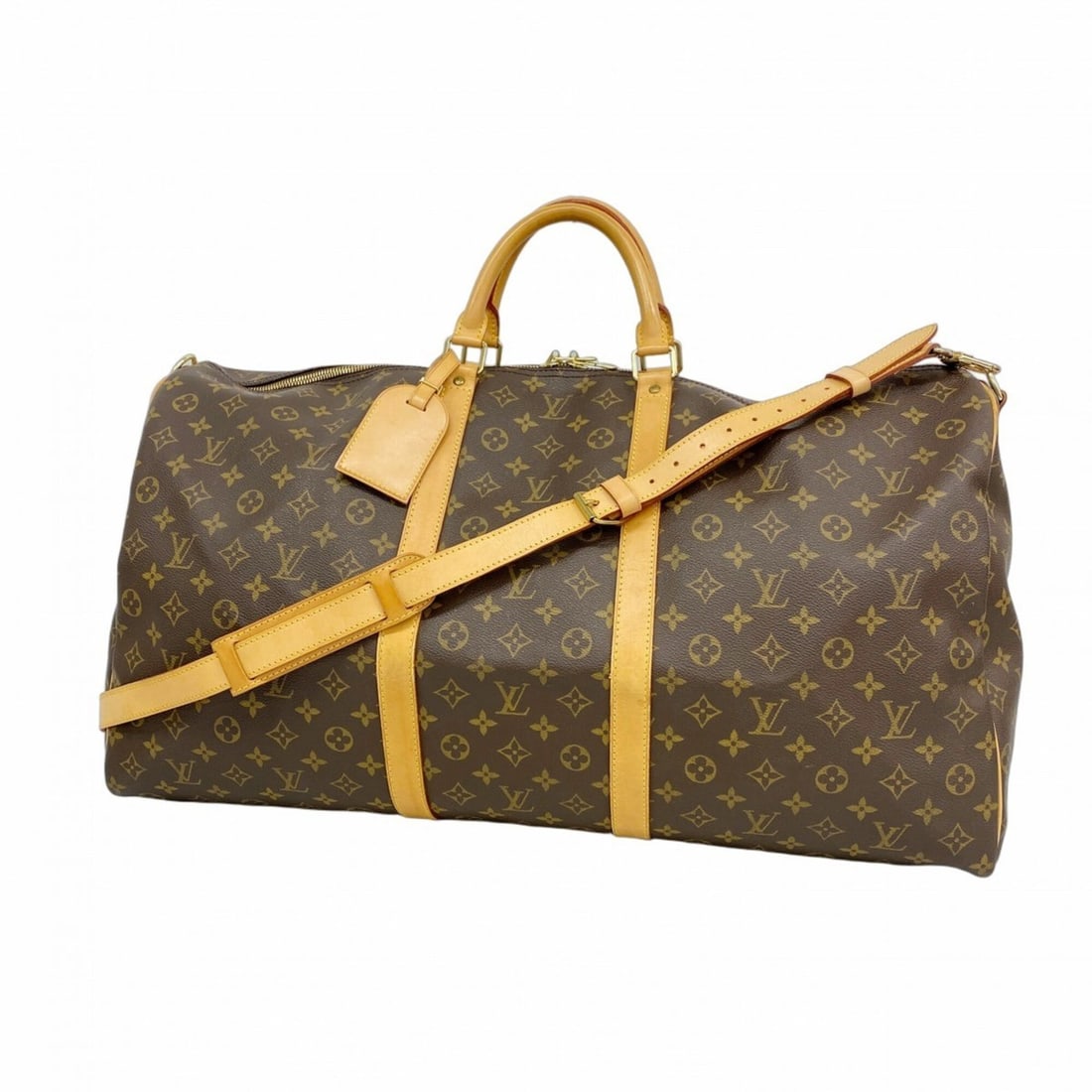 Louis Vuitton Bags - Boston Monogram Keepall Bandoulière 60 M41412 Brown Men's & Women's: --- Catalog ---Category: SizeSize (HxWxD): 34cm x 61cm x 27cm / 13.38'' x 24.01'' x 10.62''Category: DesignType: Boston bagColor: BrownGender: Men,WomenCategory: GeneralMPN: M41412Brand: Louis Vuitton