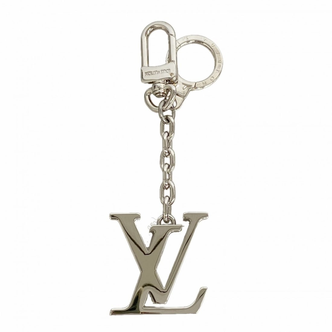 Louis Vuitton Keychain Charm Portefeuille Initiales LV M65071 Silver Men's Women's: --- Catalog ---Category: SizeSize (HxWxD): 14cm x 4.5cm x 1cm / 5.51'' x 1.77'' x 0.39''Category: DesignType: KeyringColor: SilverGender: Men,WomenCategory: GeneralMPN: M65071Brand: Louis Vuitton--- I