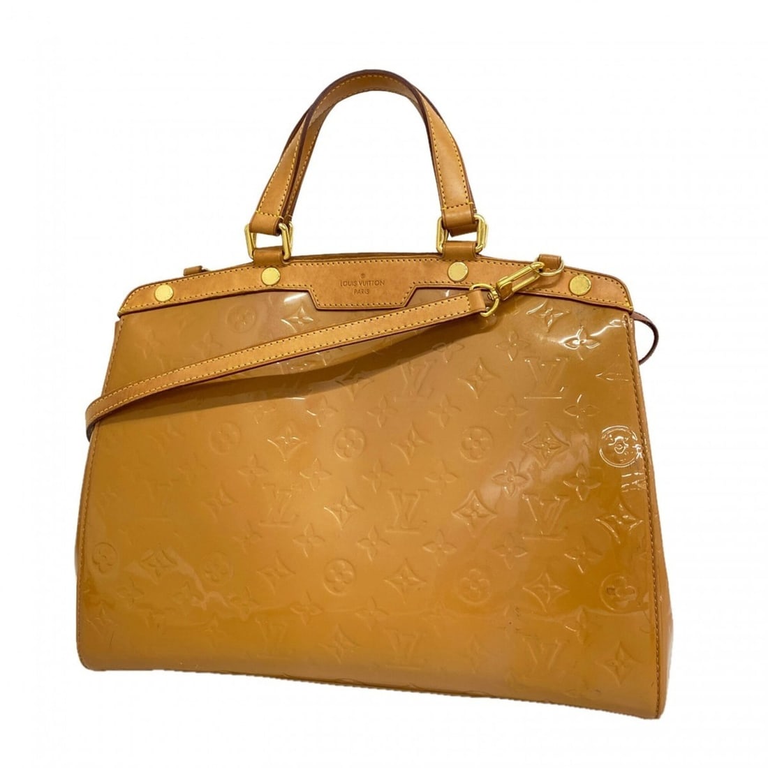 Louis Vuitton Vernis GM Handbag M91797 Rose Velour 2-way bag for women (1 of 15)