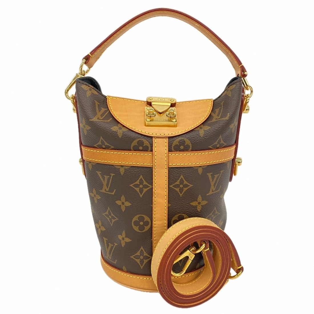 Louis Vuitton Monogram Duffle Bag M43587 Brown 2-way bag for women (1 of 14)