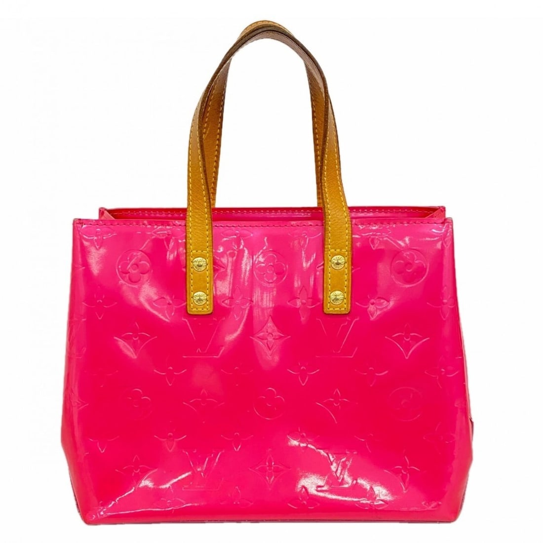 Louis Vuitton Vernis Lead PM handbag, M91221, fuchsia pink, women's.: --- Catalog ---Category: SizeSize (HxWxD): 18cm x 23cm x 10cm / 7.08'' x 9.05'' x 3.93''Category: DesignType: HandbagColor: Fuchsia pinkGender: WomenCategory: GeneralMPN: M91221Brand: Louis Vuitton---