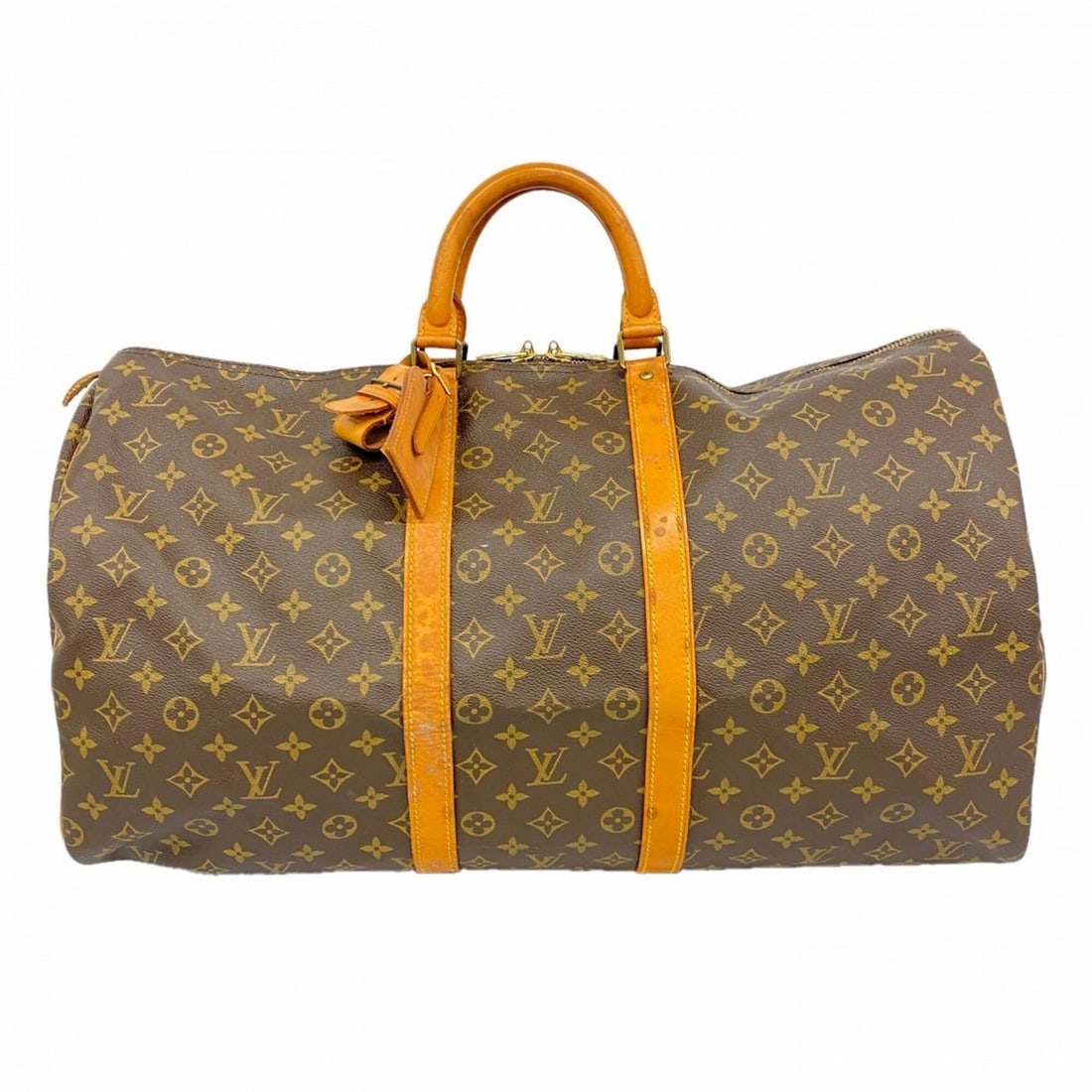 Louis Vuitton Bags - Boston Monogram Keepall 55 M41424 Brown Men's & Women's: --- Catalog ---Category: SizeSize (HxWxD): 30cm x 57cm x 25cm / 11.81'' x 22.44'' x 9.84''Category: DesignType: Boston bagColor: BrownGender: Men,WomenCategory: GeneralMPN: M41424Brand: Louis Vuitton-