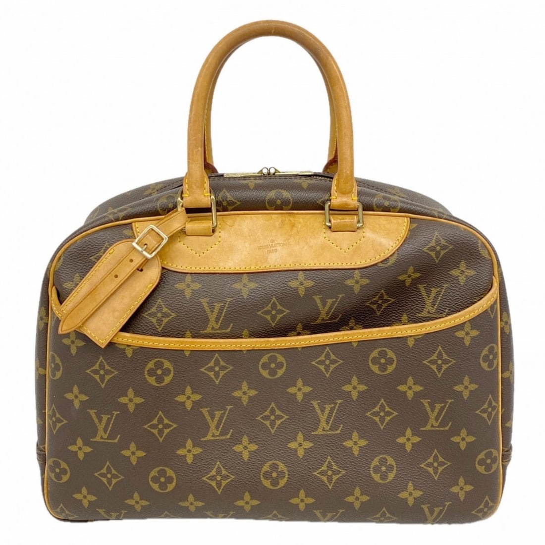Louis Vuitton Monogram Deauville Handbag M47270 Brown Women's: --- Catalog ---Category: SizeSize (HxWxD): 26cm x 34cm x 13cm / 10.23'' x 13.38'' x 5.11''Category: DesignType: HandbagColor: BrownGender: WomenCategory: GeneralMPN: M47270Brand: Louis Vuitton--- Item