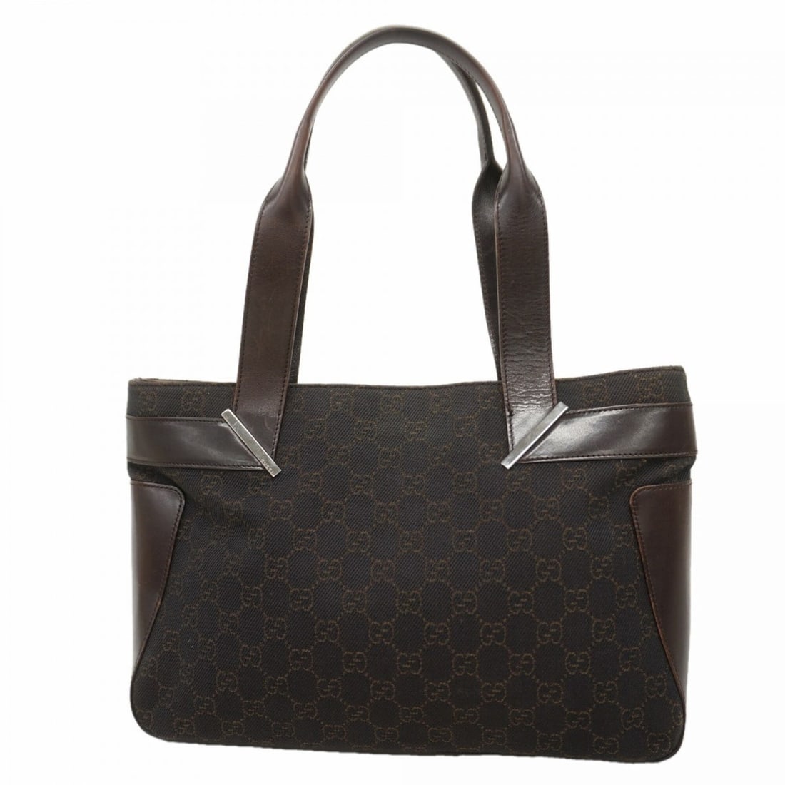 Gucci Tote Bag 73983 Denim Dark Brown Women's: --- Catalog ---Category: SizeSize (HxWxD): 23cm x 32cm x 7cm / 9.05'' x 12.59'' x 2.75''Category: DesignType: Tote bagColor: Dark brownGender: WomenMaterial: Denim Hardware Color: SilverCategory: Gene