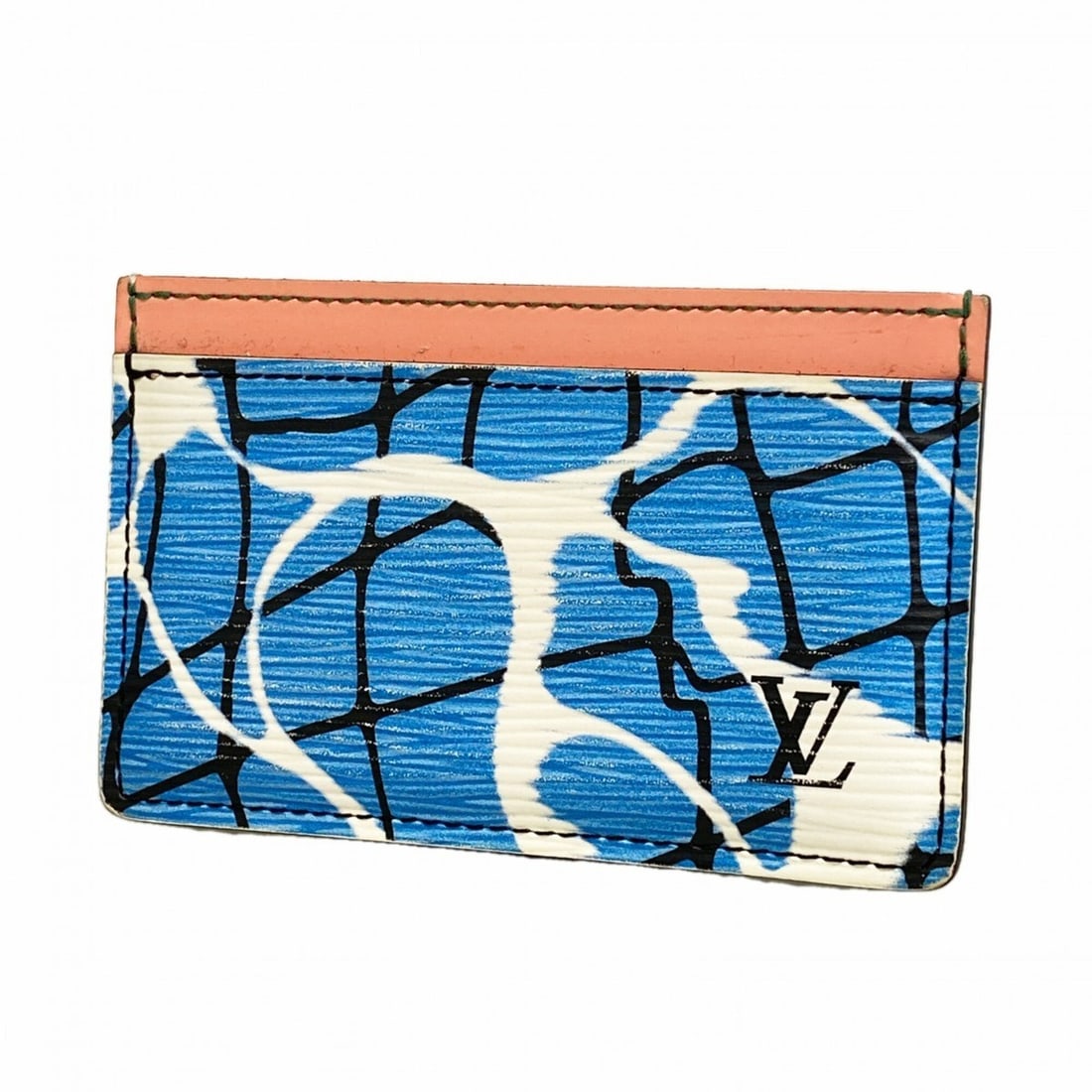 Louis Vuitton Business Card Holder/Card Case, Epi Leather, Portecartes Simple, M61653, Blue: --- Catalog ---Category: DesignType: Card caseColor: Blue, Multi-colorGender: Men,WomenCategory: GeneralMPN: M61653Brand: Louis VuittonCategory: Physical PropertiesSize (HxWxD): 7cm x 11cm x 5mm / 2.7