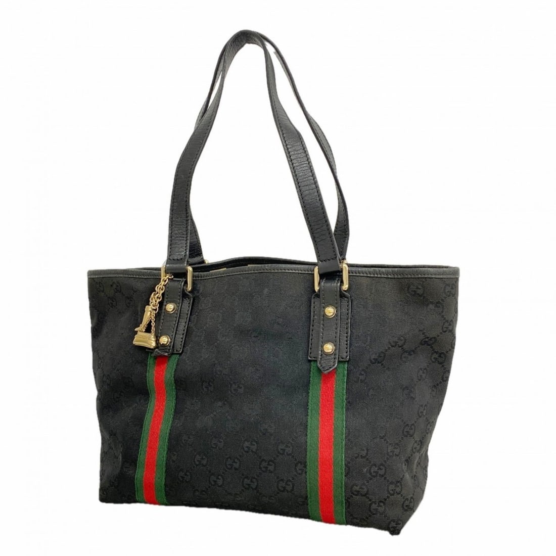 Gucci GG Canvas Sherry Line Tote Bag 137396 Black Women's: --- Catalog ---Category: SizeSize (HxWxD): 22cm x 27.5cm x 14cm / 8.66'' x 10.82'' x 5.51''Category: DesignType: Tote bagColor: BlackGender: WomenMaterial: Canvas Hardware Color: GoldCategory: General