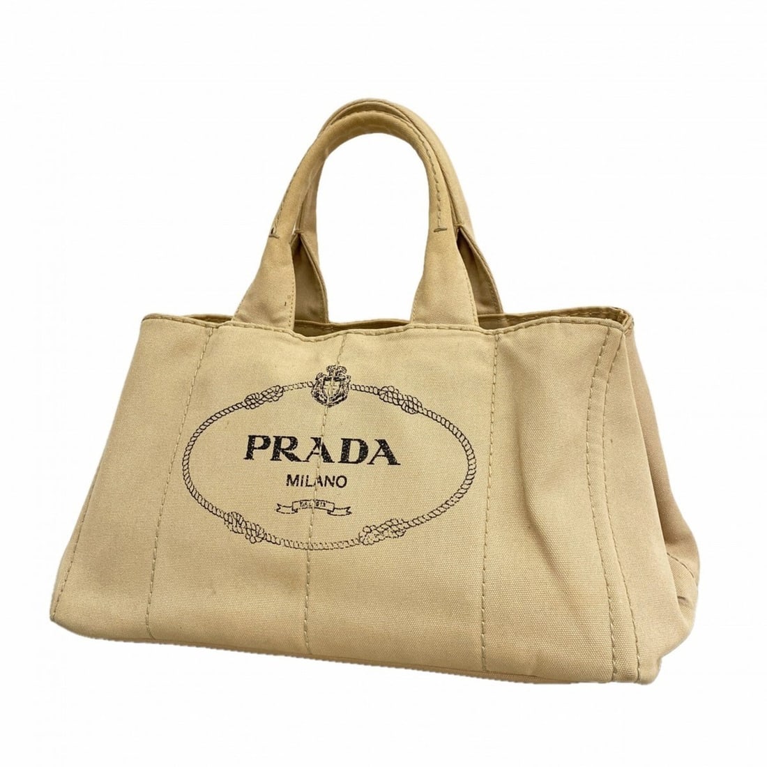 Prada Canapa Canvas Tote Bag, Beige, Men's & Women's: --- Catalog ---Category: SizeSize (HxWxD): 23.5cm x 40cm x 27cm / 9.25'' x 15.74'' x 10.62''Category: DesignType: Tote bagColor: BeigeGender: Men,WomenMaterial: Canvas Hardware Color: GoldCategory: Ge