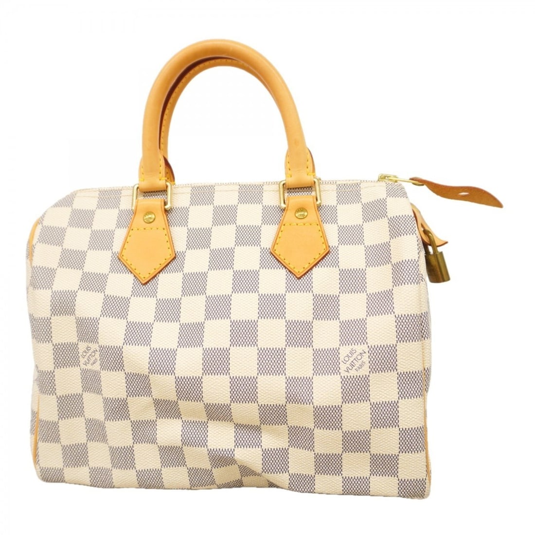 Louis Vuitton Damier Azur Speedy 25 Handbag N41371 White Women's (1 of 16)