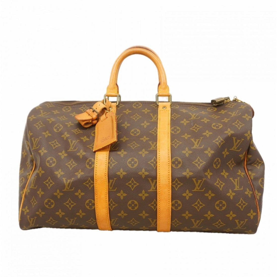Louis Vuitton Bags - Boston Monogram Keepall 45 M41428 Brown Men's & Women's: --- Catalog ---Category: SizeSize (HxWxD): 27cm x 46.5cm x 20.5cm / 10.62'' x 18.3'' x 8.07''Category: DesignType: Boston bagColor: BrownGender: Men,WomenCategory: GeneralMPN: M41428Brand: Louis Vuitt
