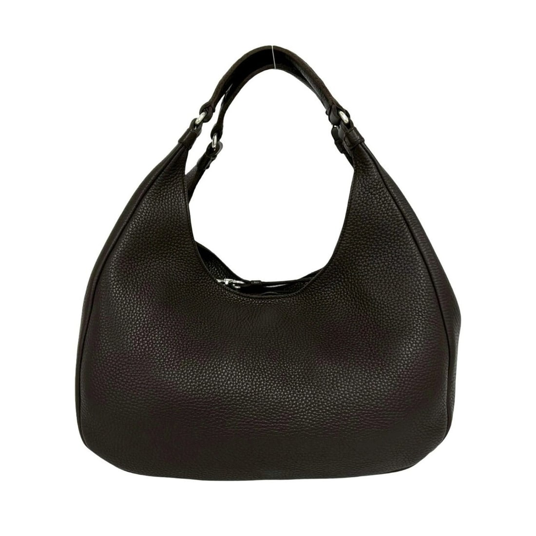 BOTTEGA VENETA Intrecciato Leather Shoulder Bag Semi Tote Brown 55246 (1 of 18)
